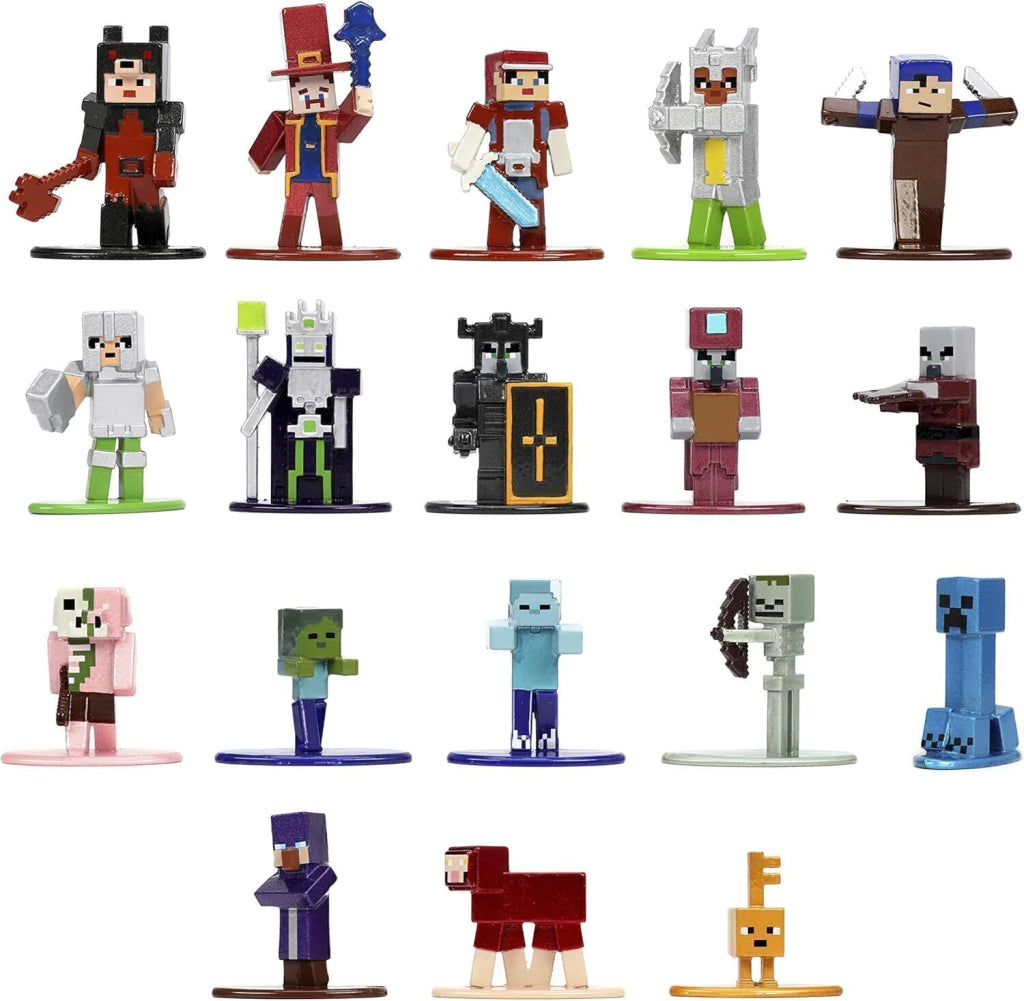 Jada Toys Minecraft Dungeons Nano - Paquete de 18 Unidades